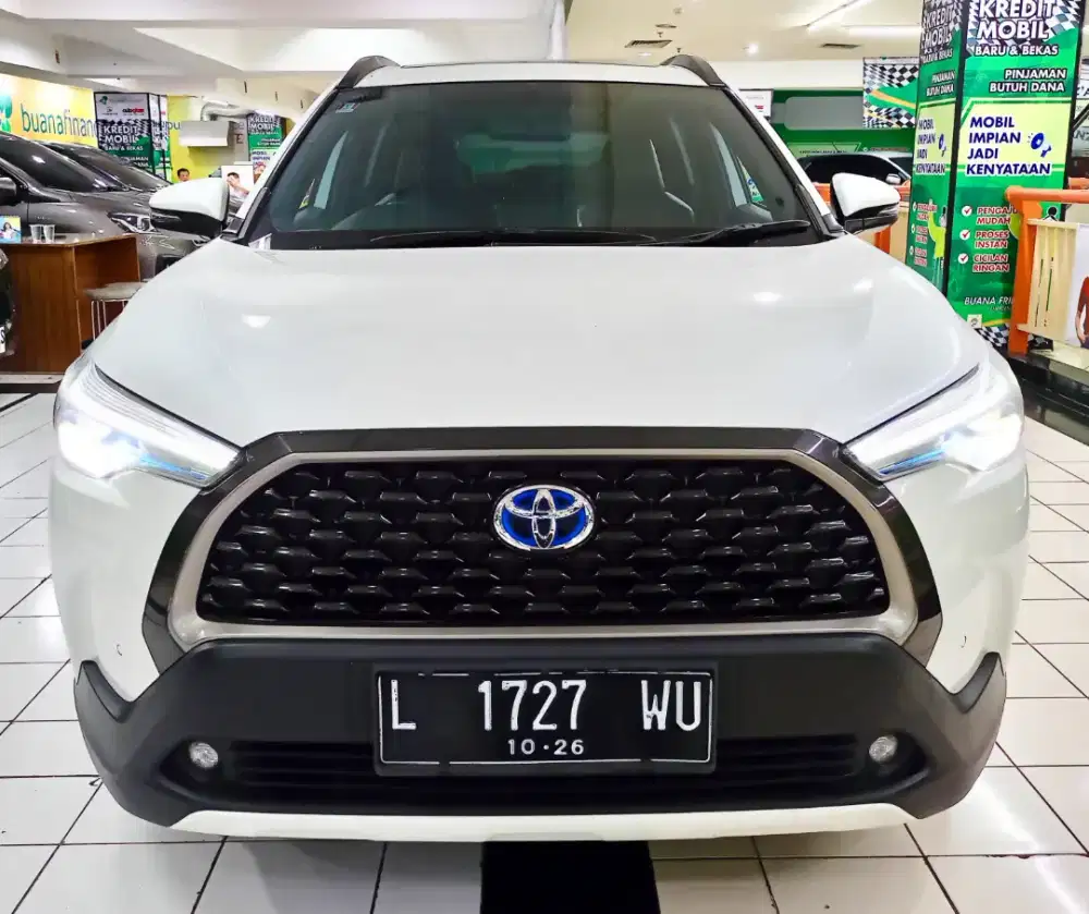 Toyota Corolla Cross 1.8 Hybrid 2021 Putih Matic / AT ISTIMEWA BOSS !!