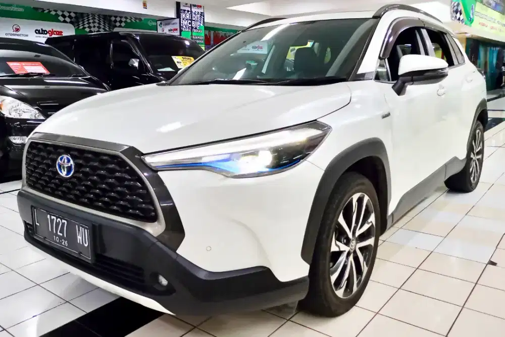 Toyota Corolla Cross 1.8 Hybrid 2021 Putih Matic / AT ISTIMEWA BOSS !!