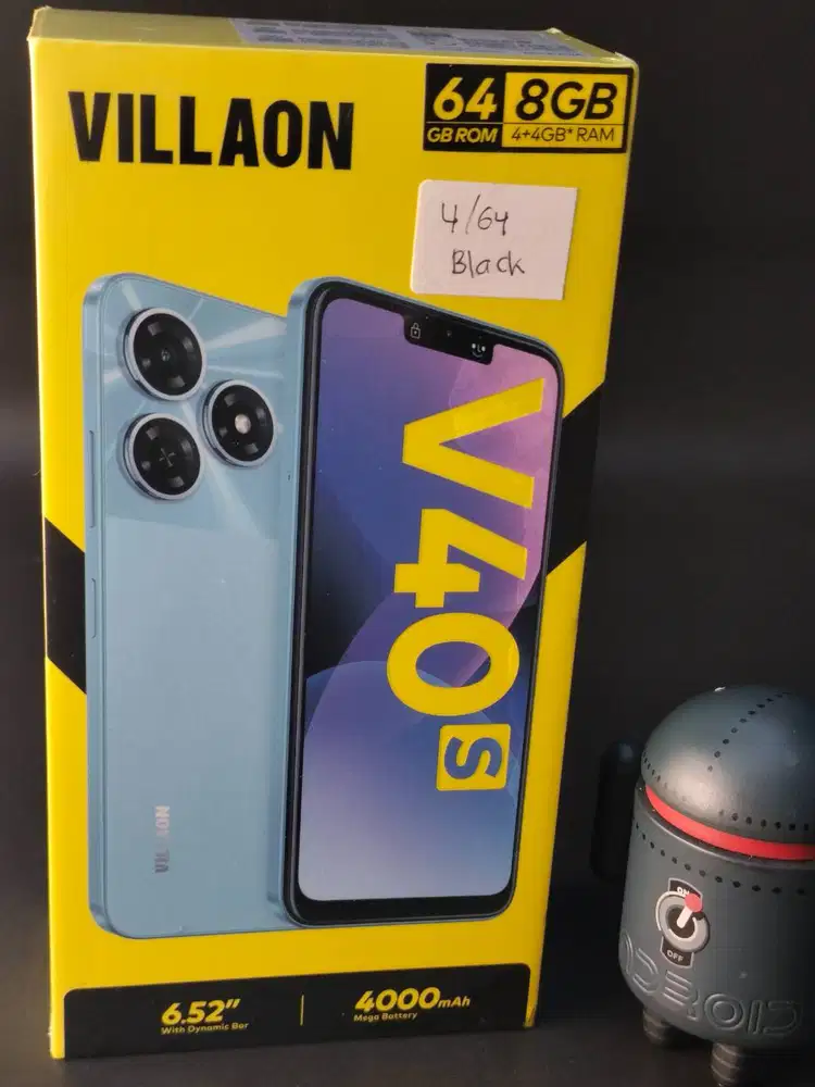 VILLAON V40S RAM 8 GB / ROM 256 GB NEW GARANSI RESMI FREE TEMPERED