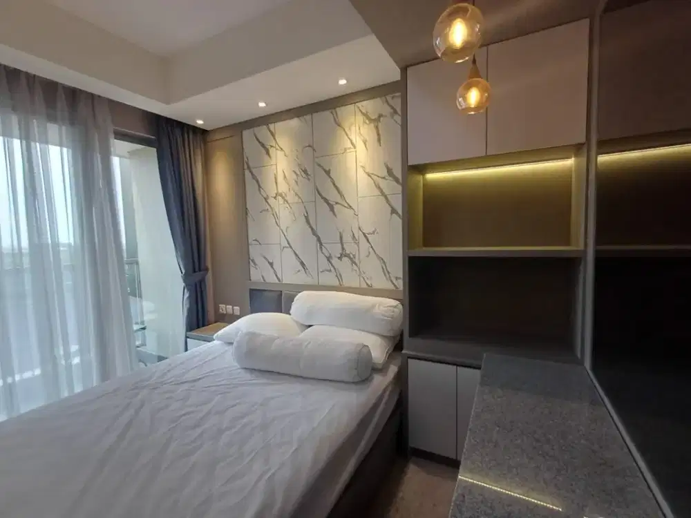 Disewakan Apartment Gold Coast Atlantic 28m2 Studio Full Furnished Harga 70 jt/thn