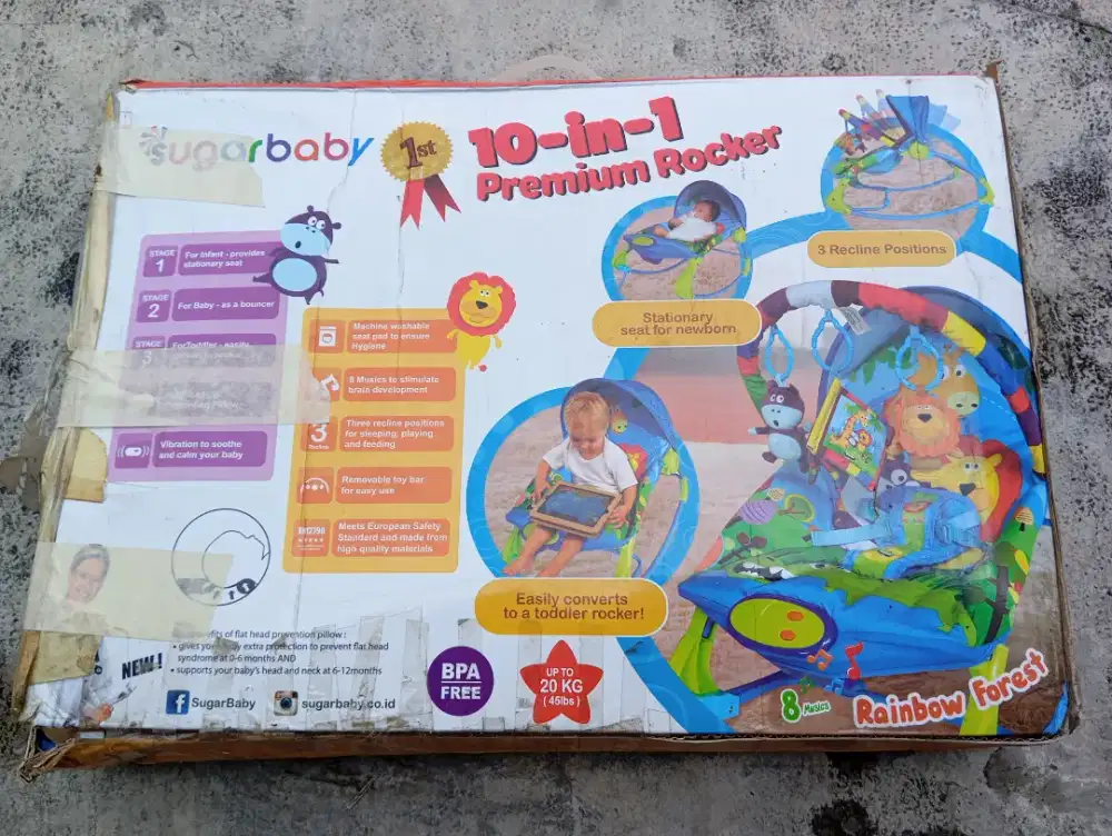 Satu Set Bouncer dan Kasur Bayi