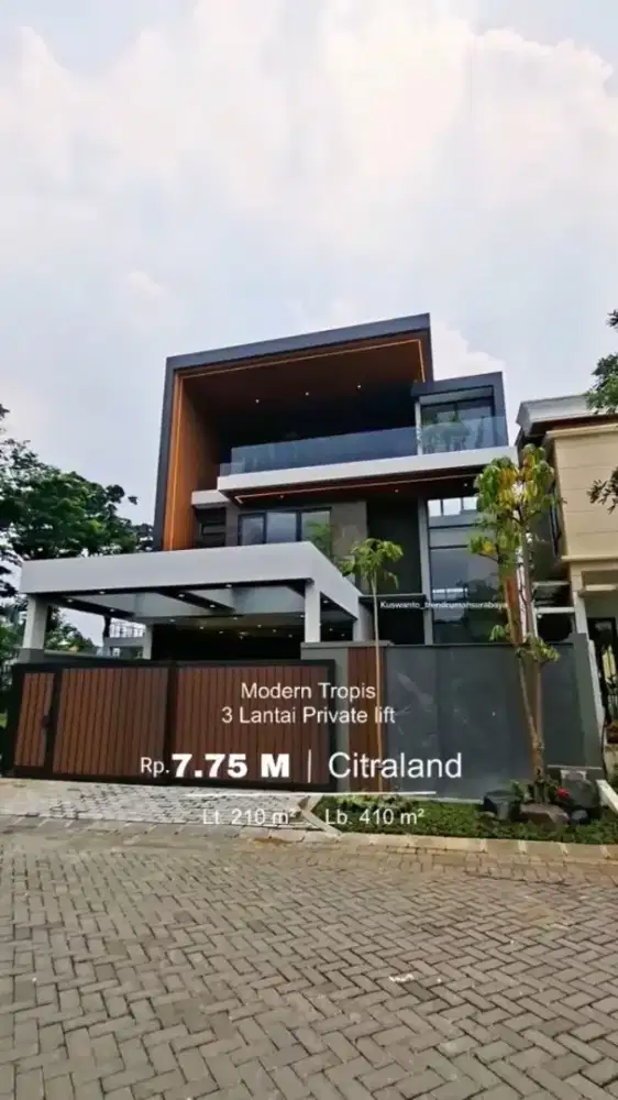 Citraland 3 Lantai Baru Gress Sby Barat