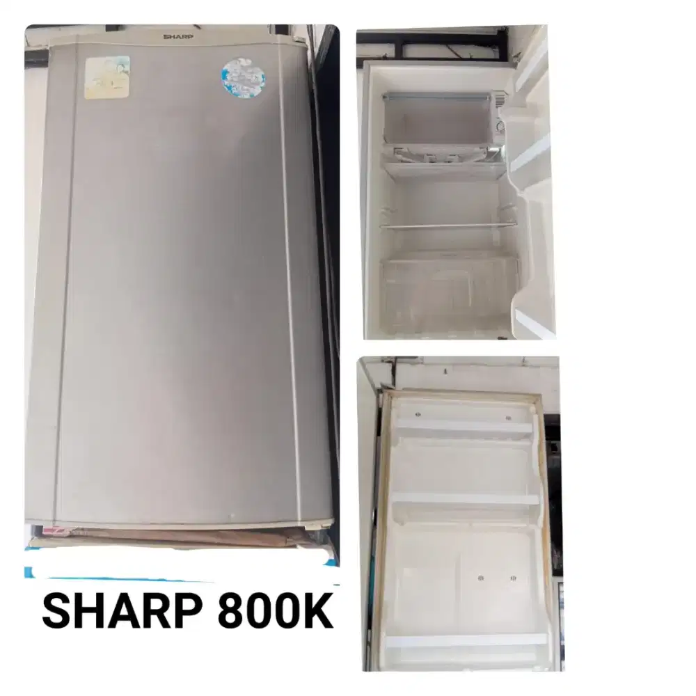 kulkas shapp bekas bergaransi