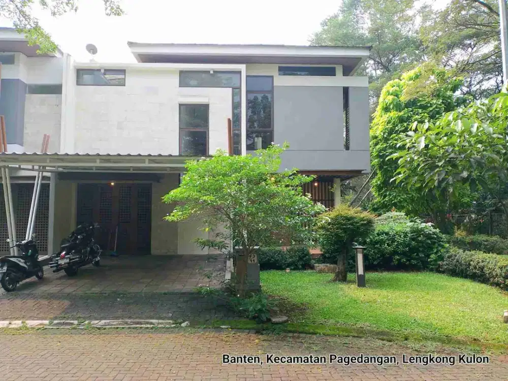 rumah hoek De Naara De Park BSD City