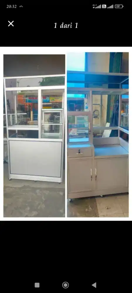 GEROBAK ETALASE UNTUK USAHA