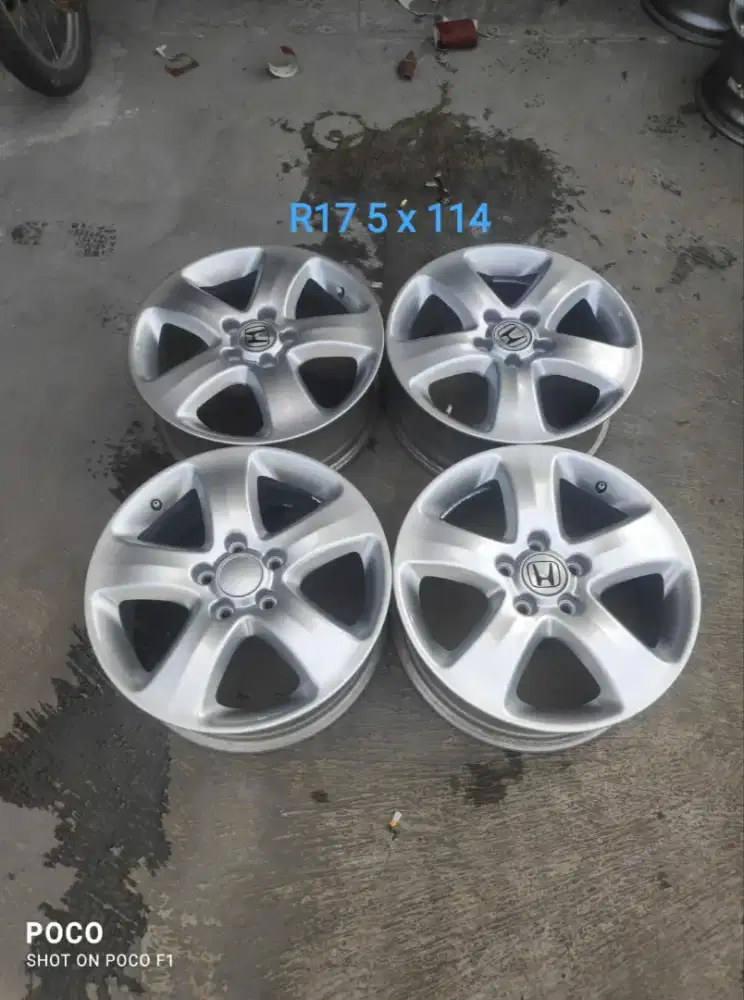 Oem HONDA CRV R17 pcd 5 x 114 lebar 6,5 offset 50