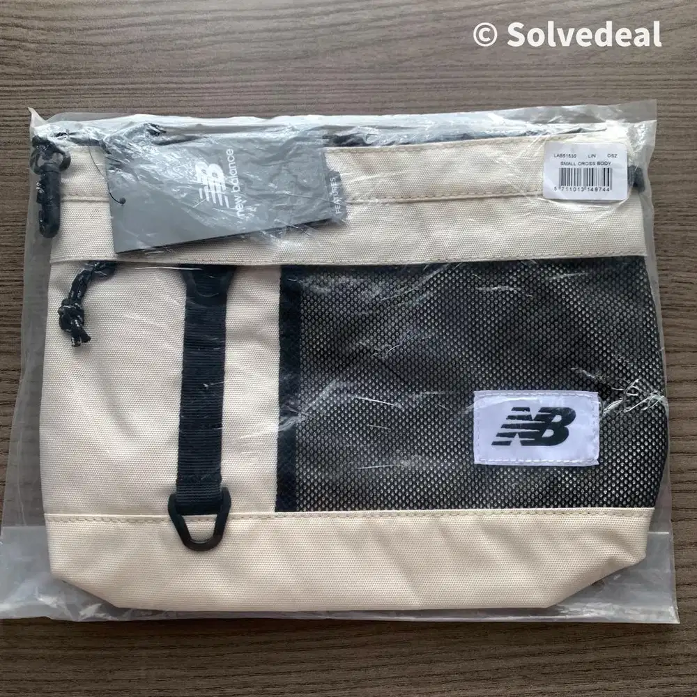 Tas New Balance Athletic Small Unisex Cross Body Beige