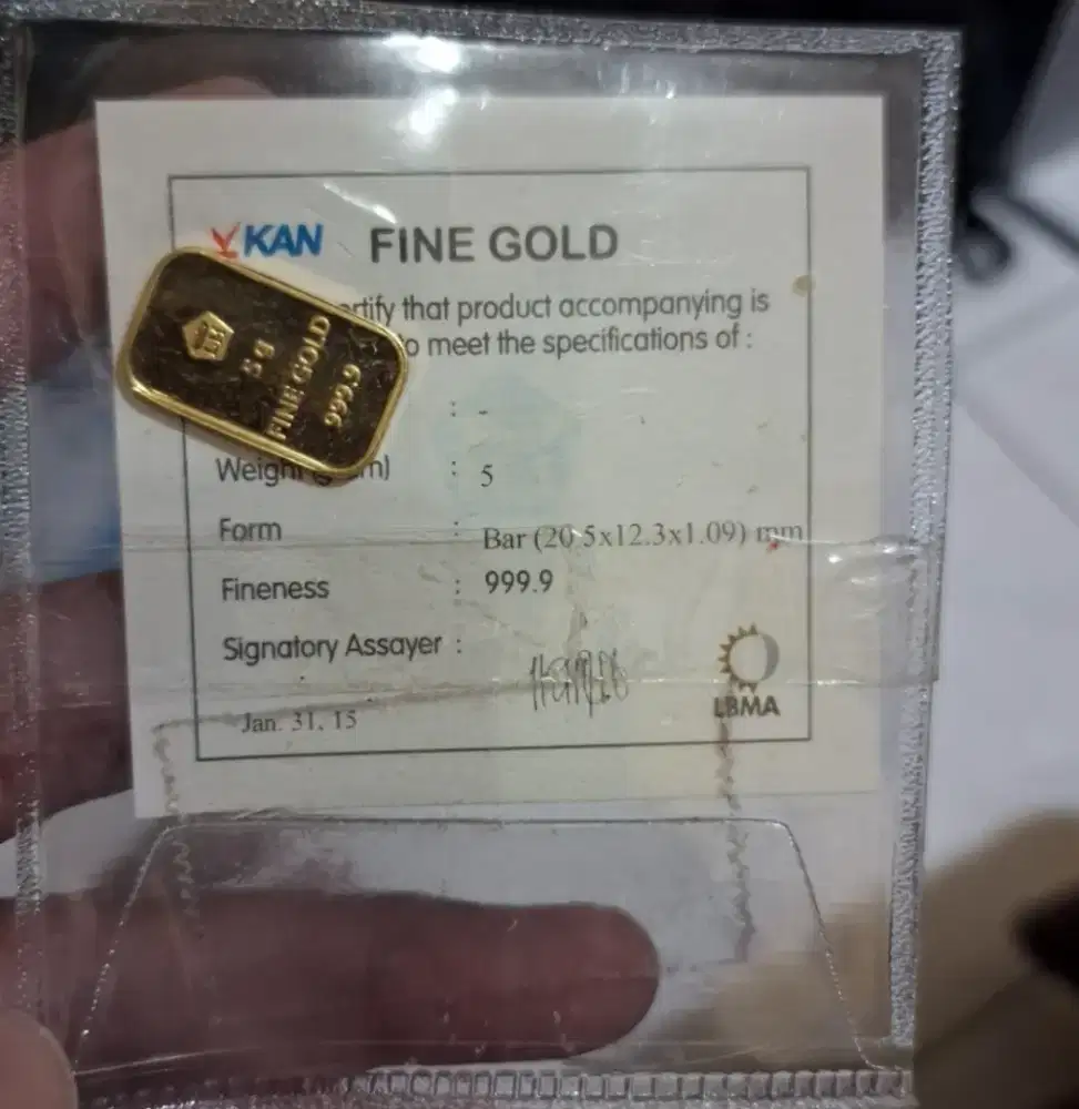 Emas Antam Retro 5 Gram