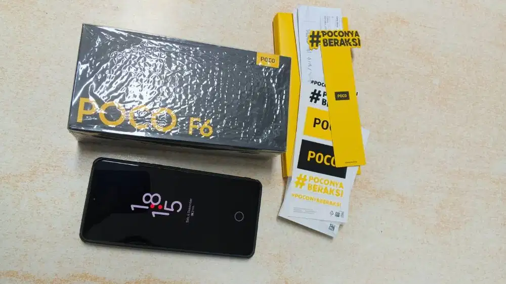 Jual Poco F6 12/512 Hitam Full Set Mode Gaming