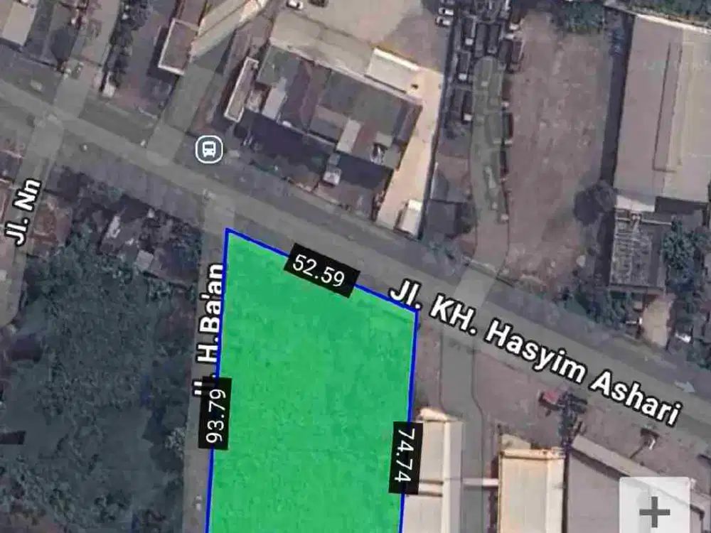 Dijual Lahan 4.150 m2 Strategis di Jalan Hasyim Ashari Cipondoh