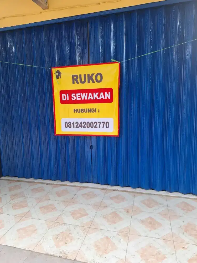Di sewakan Ruko Depan Jalan Utama PLN Gandul