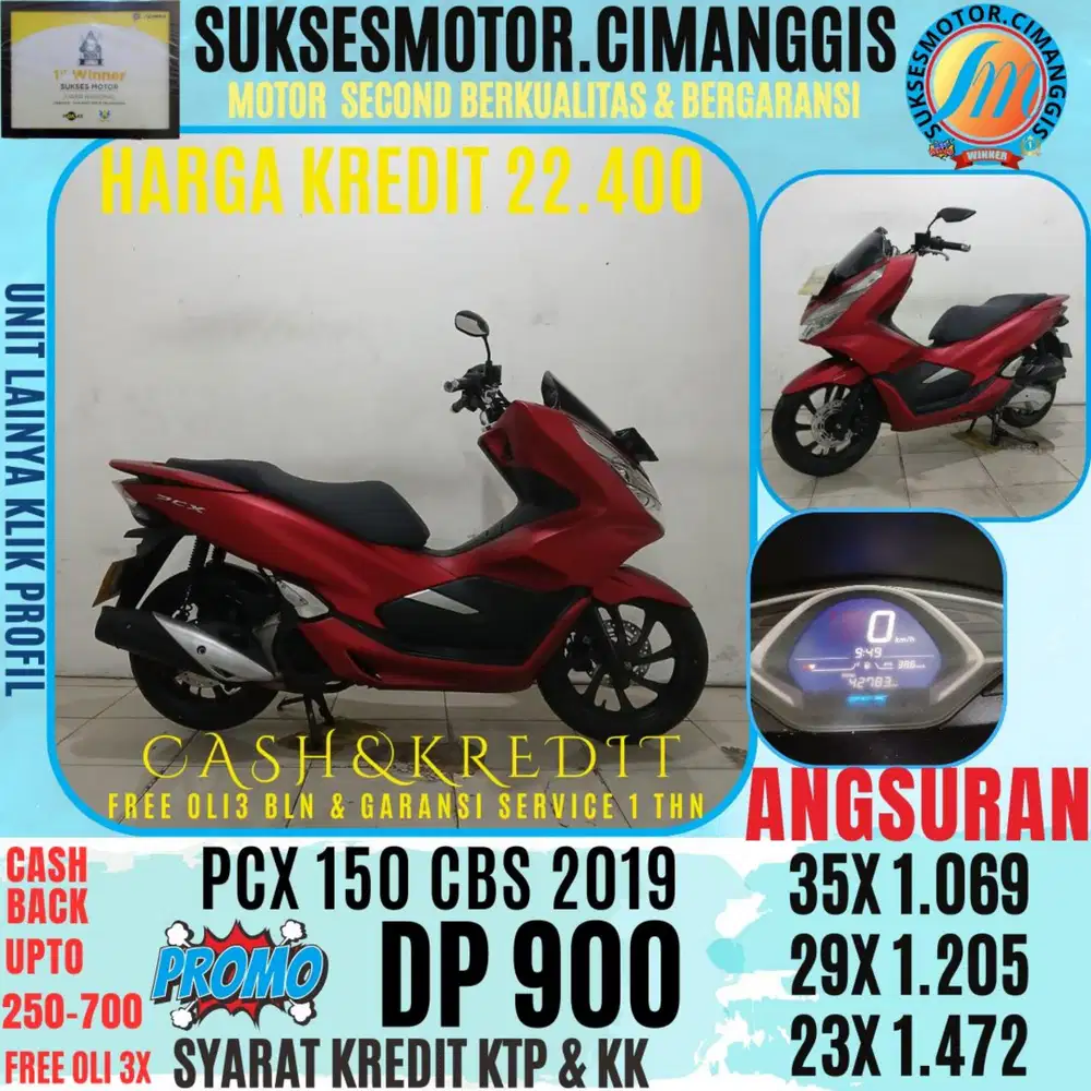 DP 900 PCX 150 CBS CASHBACK UPTO 700 RIBUAN FREE OLI3BLN