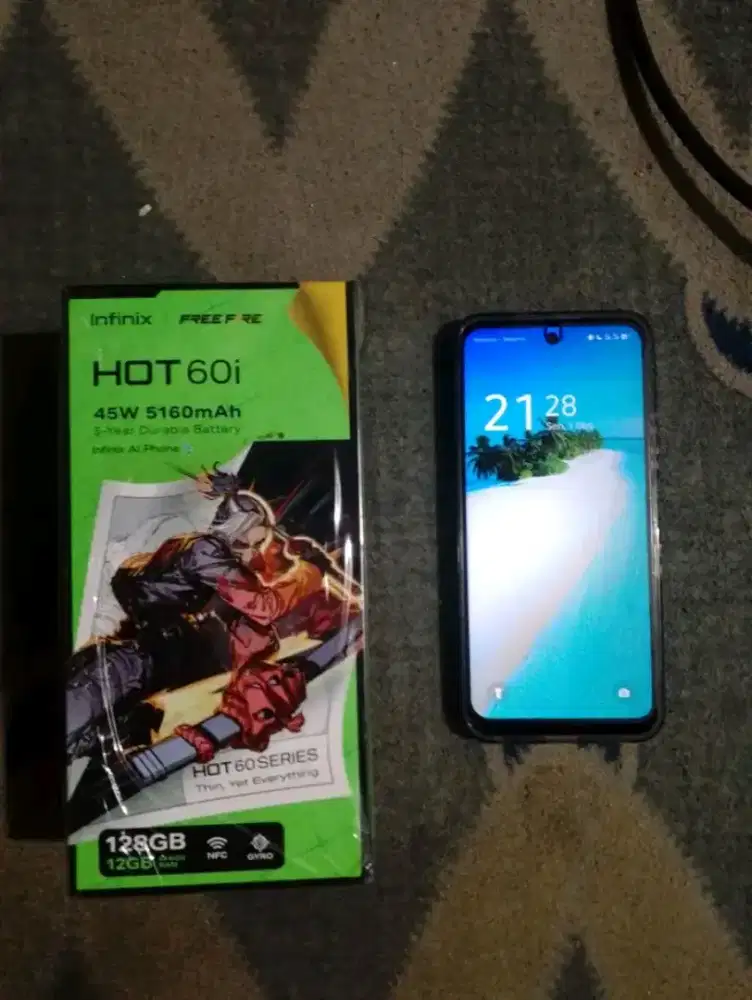 Infinix hot 60i 6+6/128
