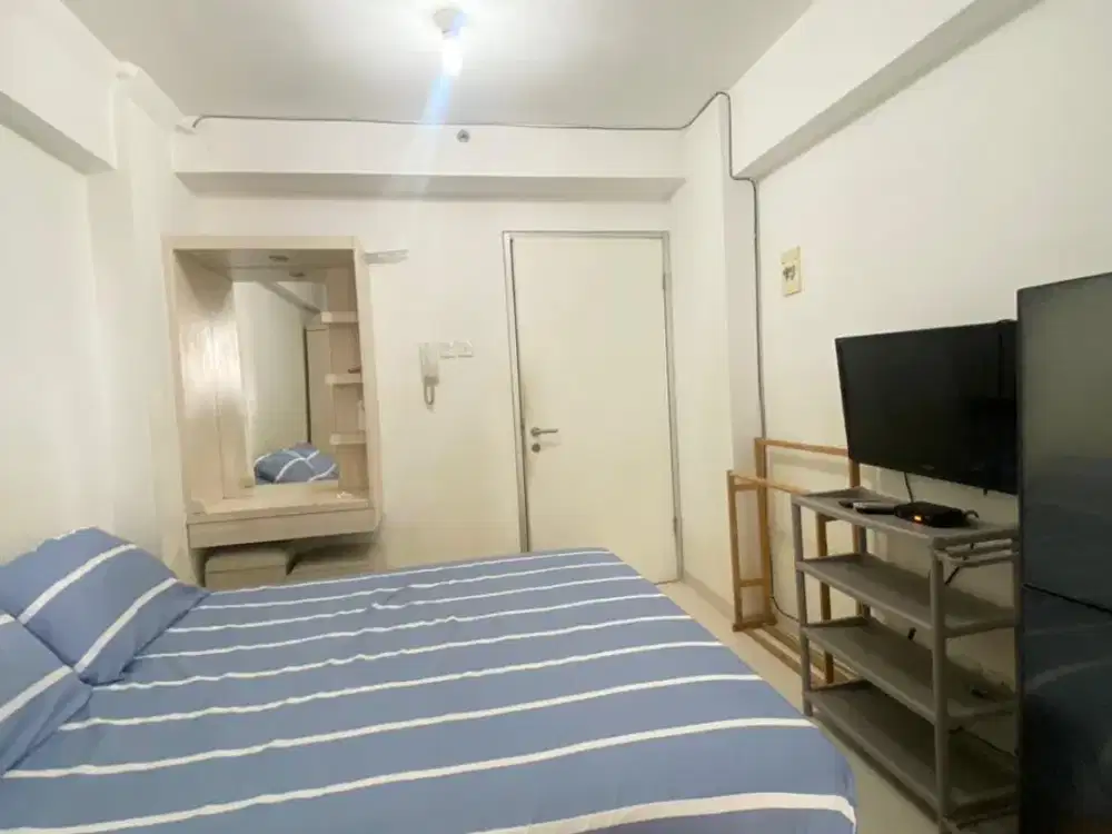 For Rent Apartemen Greenbay Pluit Tipe Studio Furnished Siap Huni + 1 AC