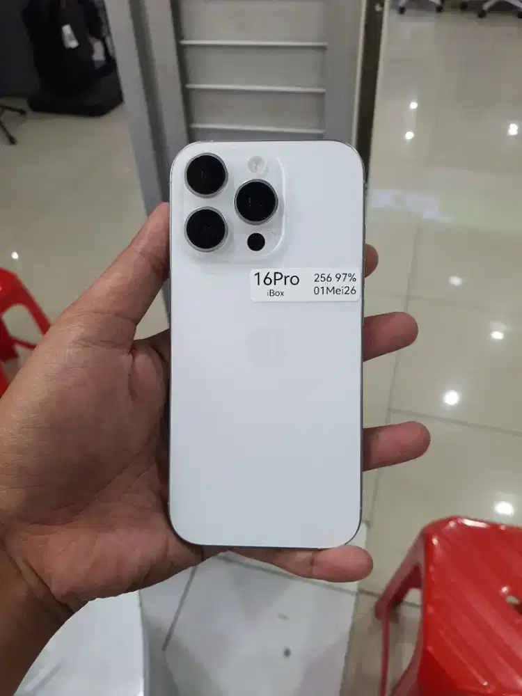 Iphone 16 Pro 256 GB Resmi Ibox White Titanium