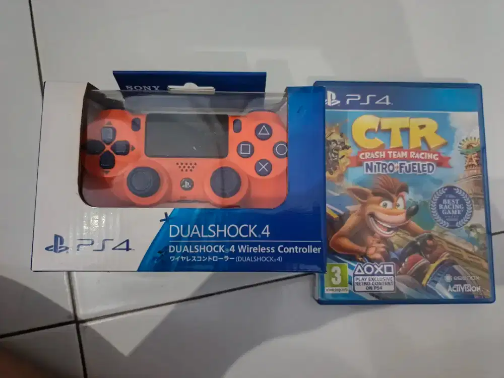 Stik ps4 original sony dan kaset ps 4 CTR