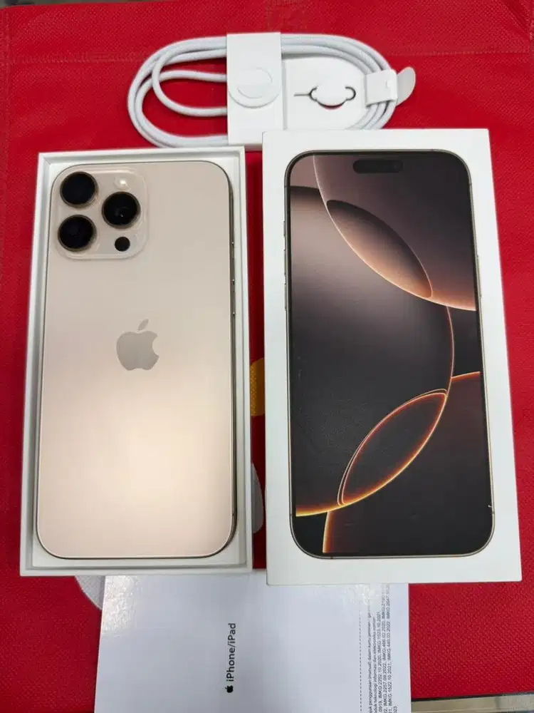 Iphone 16ProMax 256GB Garansi Resmi IBoX Agustus2026
