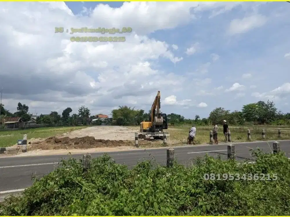 Beli tanah bagus posisi Hook di jl godean km 8