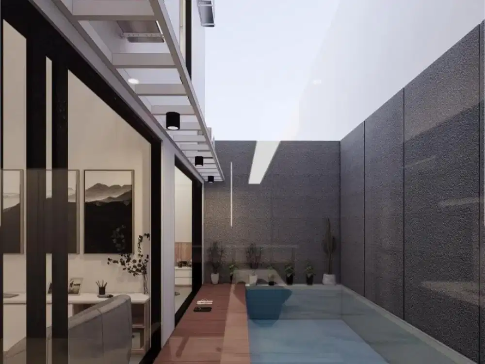 Rumah Cantik 2 Lantai Ada Swimming Pool di Slipi Jakarta Barat