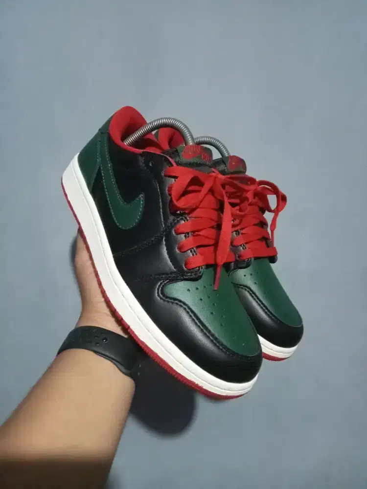 jual nike Aj1 Retro Low OG Black Gorge Green