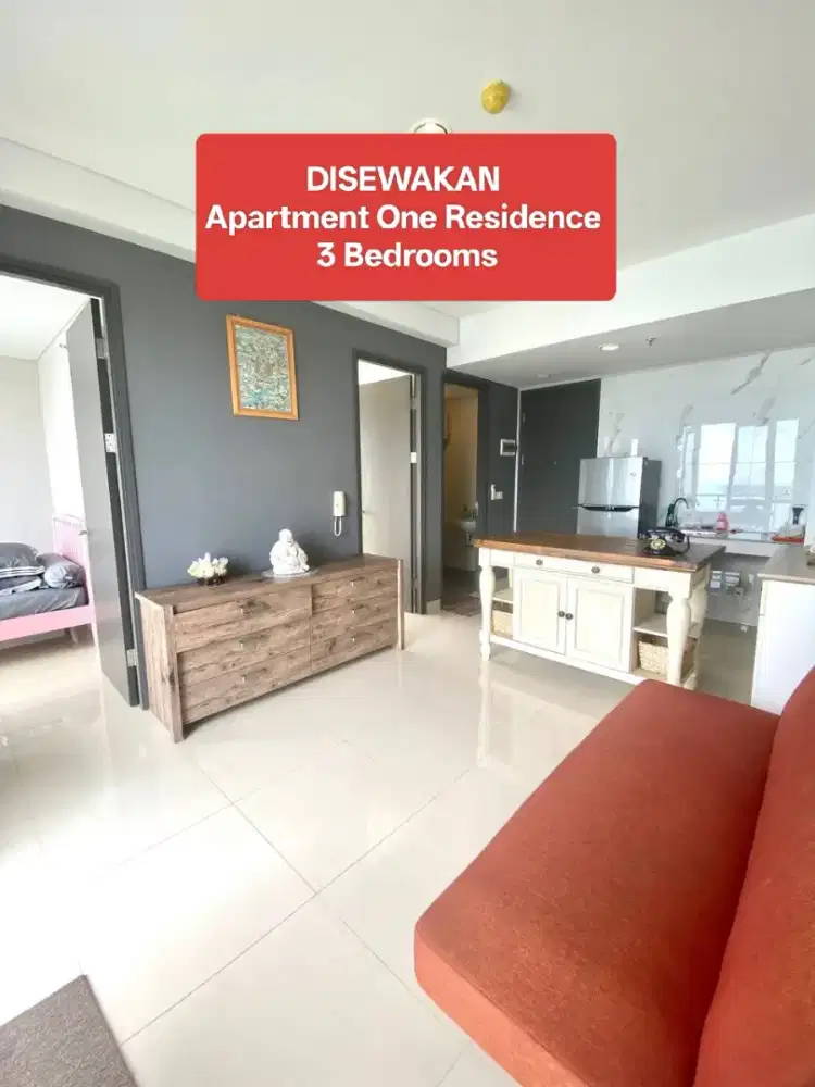DIJUAL APARTEMEN 3 BEDROOM ONE RESIDENCE,