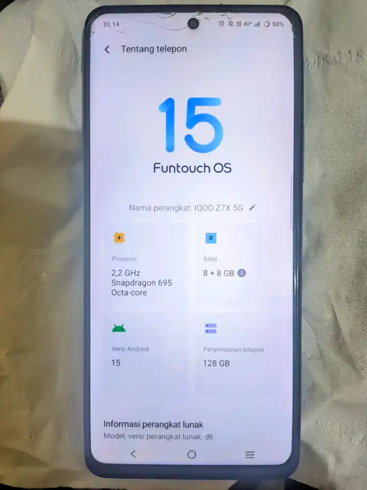 IQoo z7x 5G ram 8/128