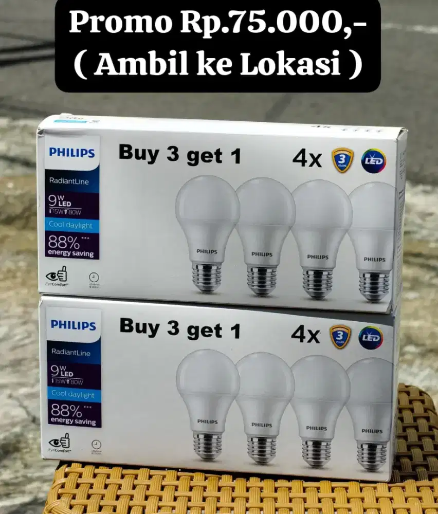 PROMO LAMPU LED PHILIPS 9W