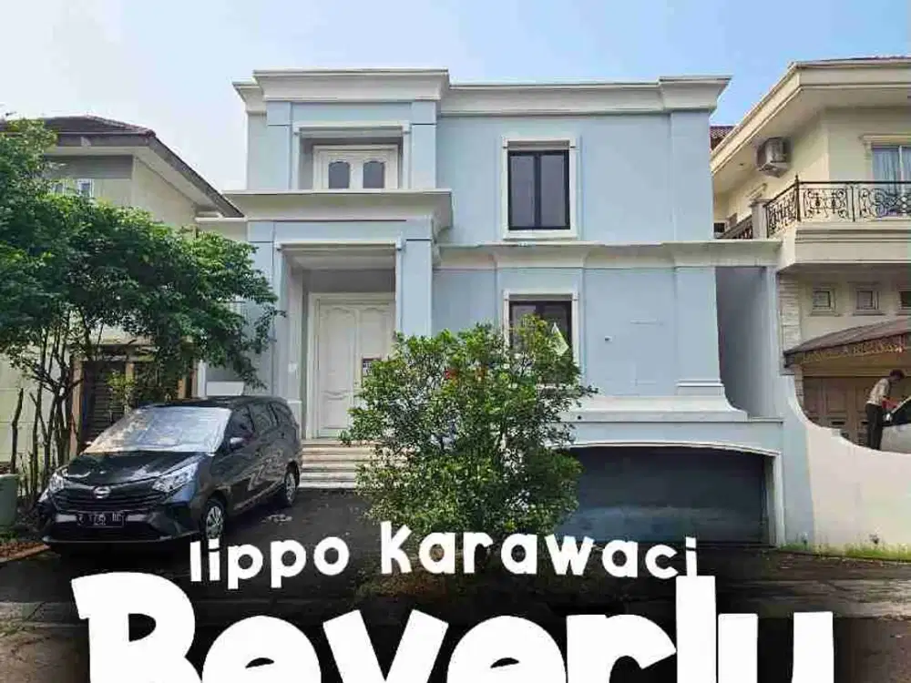 dijual rumah siap huni di taman Beverly golf lippo karawaci