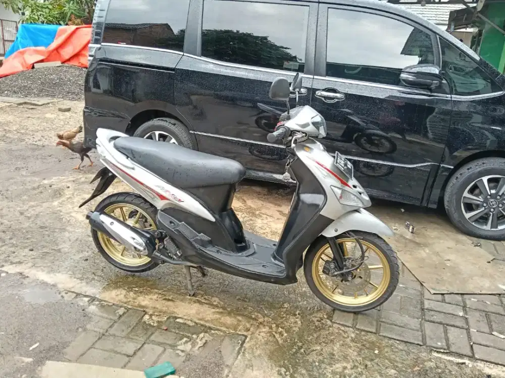 Mio sporty 2007 asli silver bkpk stnk plat panjang