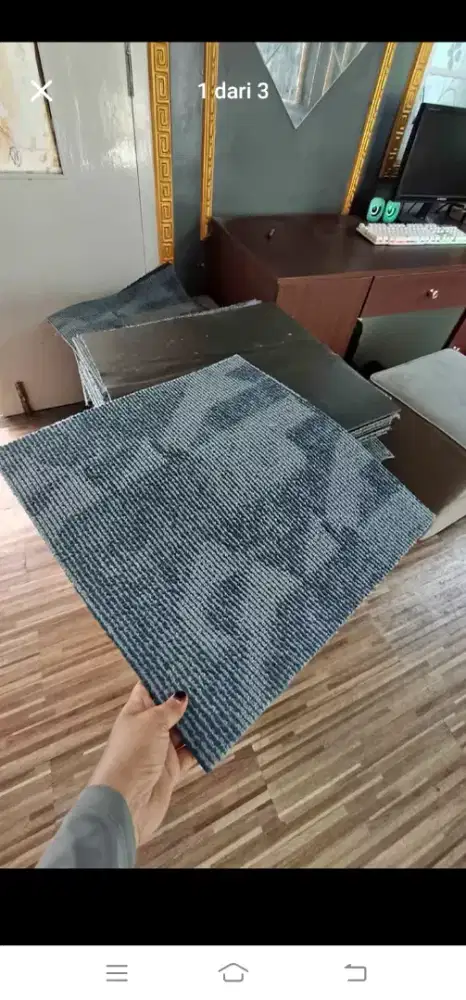 Karpet bekas ex hotel kantor