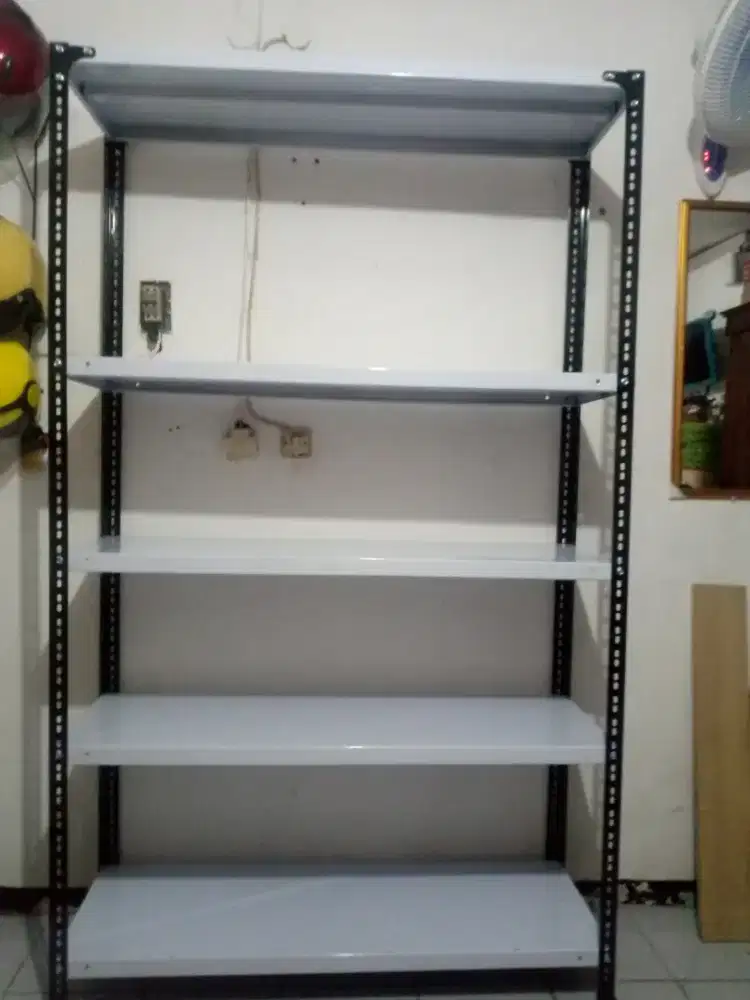 Rak siku besi & rak minimarket