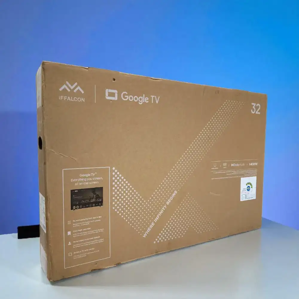 TV iFFALCON dari TCL Android 32inci - masih BARU