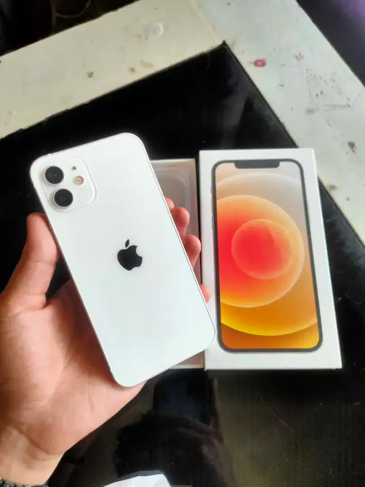 IPHONE 12 128GB FULLSET NOMINUS MULUS LIKENEW ALL OP