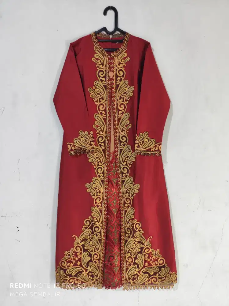 Abaya Bordir Tafeta Bening Jaya Kebaya