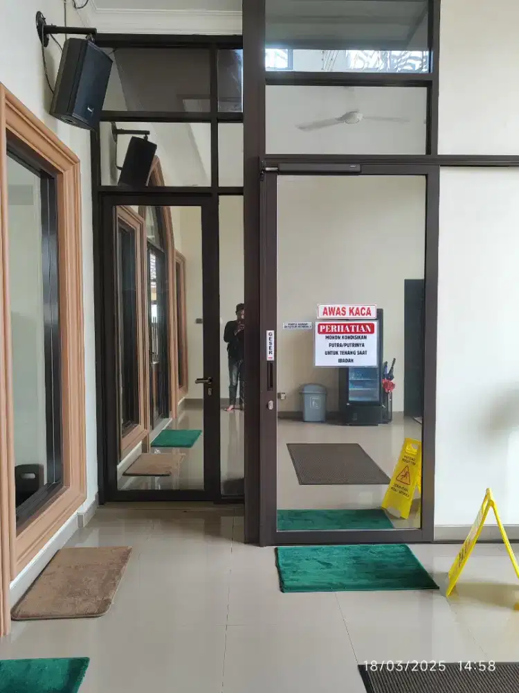 kaca film gedung/rumah one way