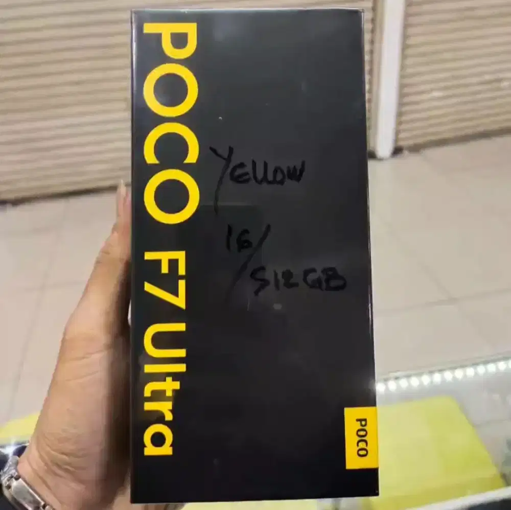Xiaomi Poco F7 Ultra 16/512 Yellow BNIB Garansi Resmi Indonesia