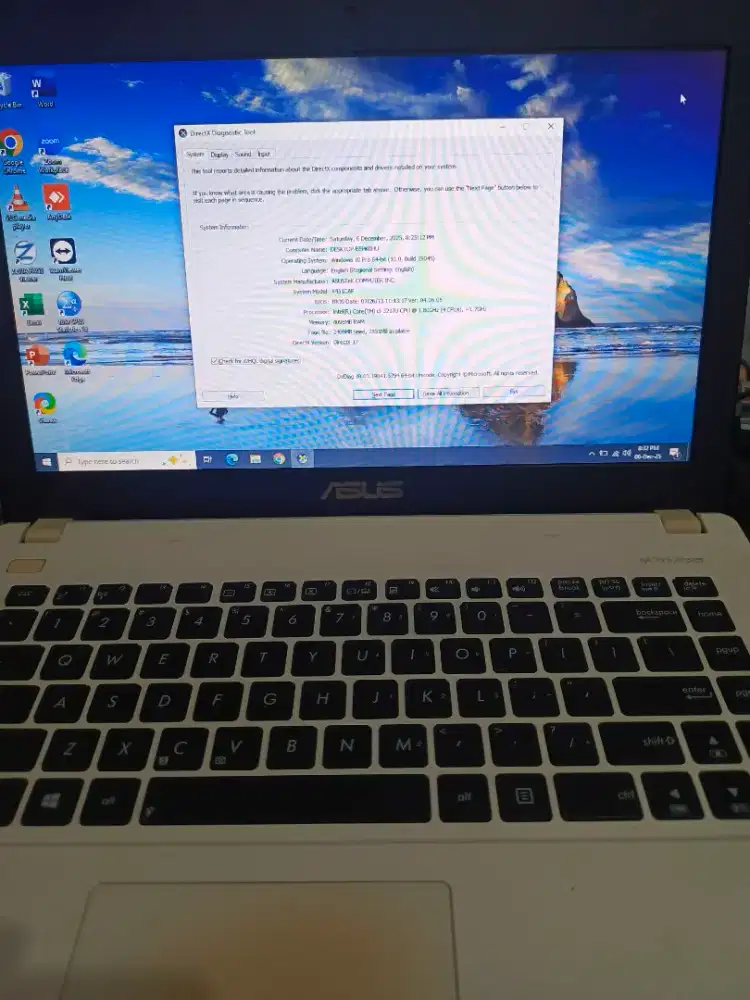 Laptop ASUS X451CAP (RAM 4 GB, SSD 128 GB)