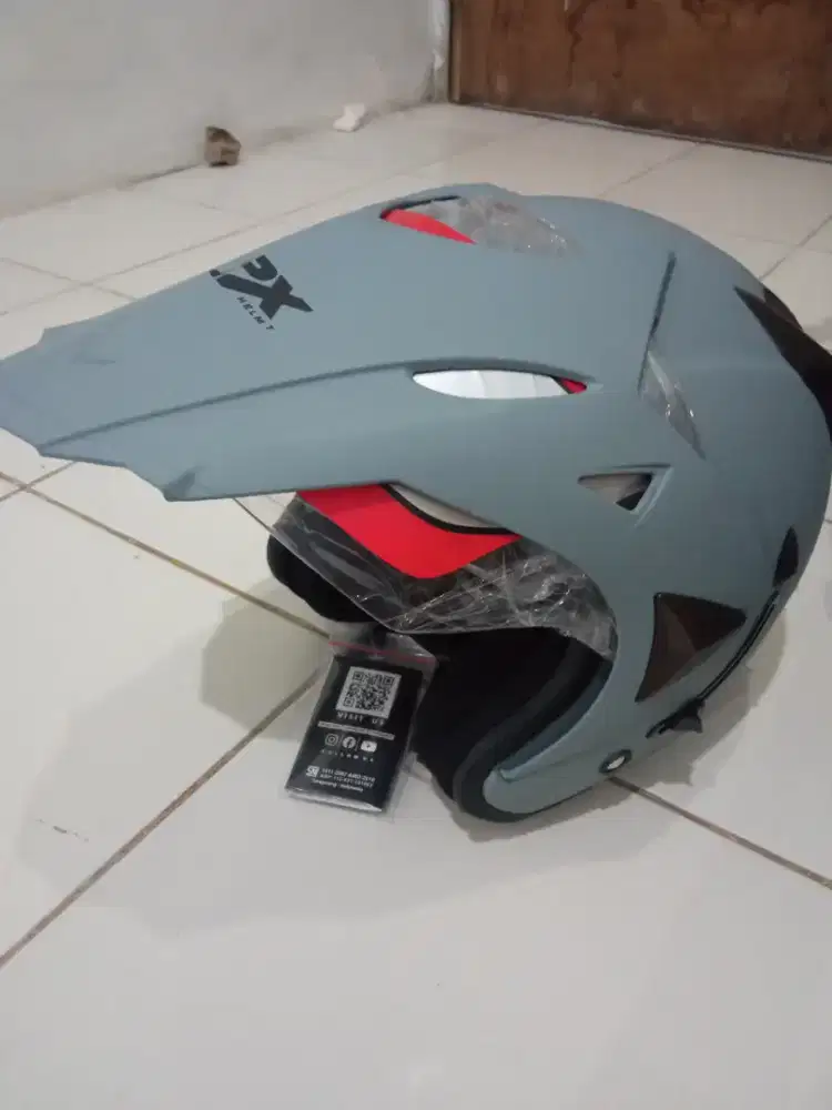 Helm Baru dari toko, JPX Supermoto half face