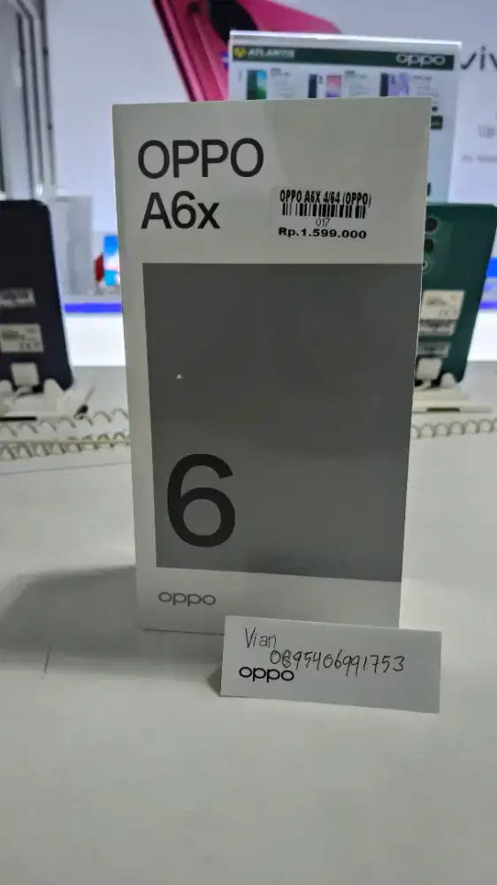 Oppo A6x ram 4+4/64 Atlantis dahsyat