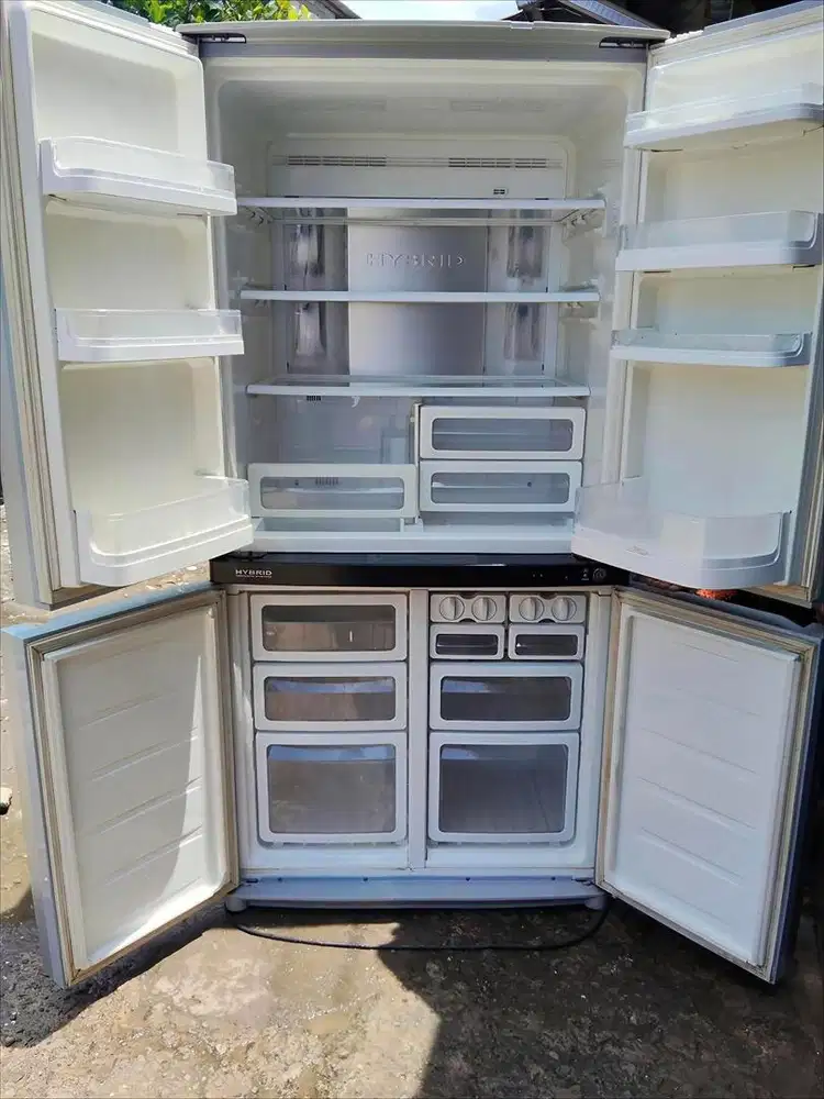 Kulkas Sharp Side by side Hybryd