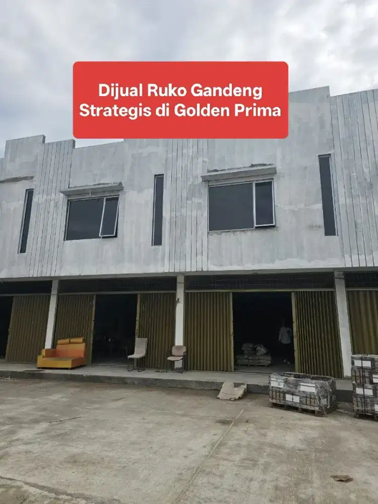 Dijual Ruko Gandeng Strategis di Golden Prima Batam 