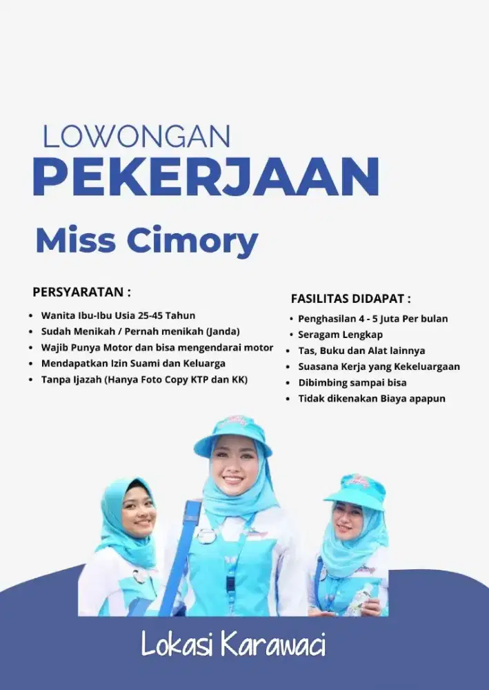 Lowongan pekerjaan Sales motoris produk Cimory