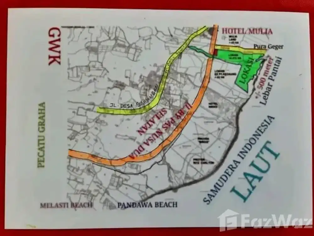 Land for sale in Nusa Dua, Bali