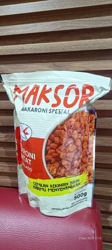 makaroni bantat rasa balado maksor kemasan jumbo