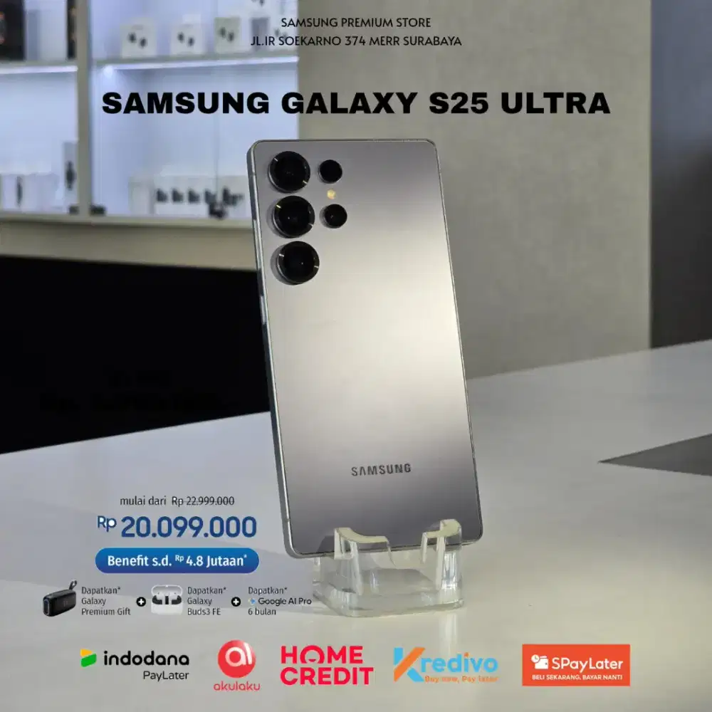 SAMSUNG GALAXY S25ULTRA 12/ 256 FREE GALAXY BUDS 3 FE