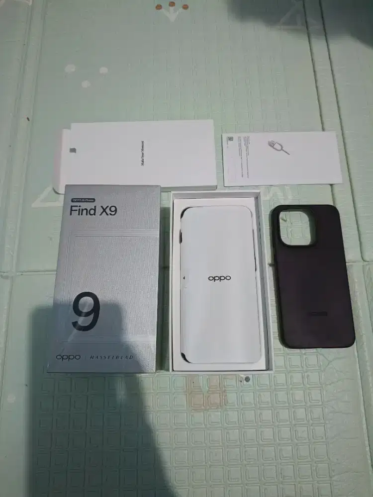 Oppo Find X9 5G Ram 12/256GB Fullset Resmi Hitam