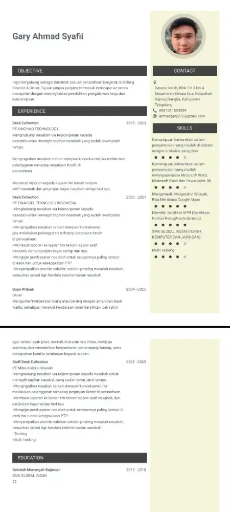 JASA SUPIR/DRIVER PRIBADI