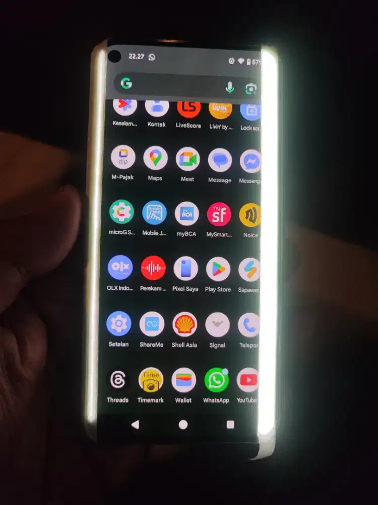 Google pixel 5 minus lcd sentuhan normal