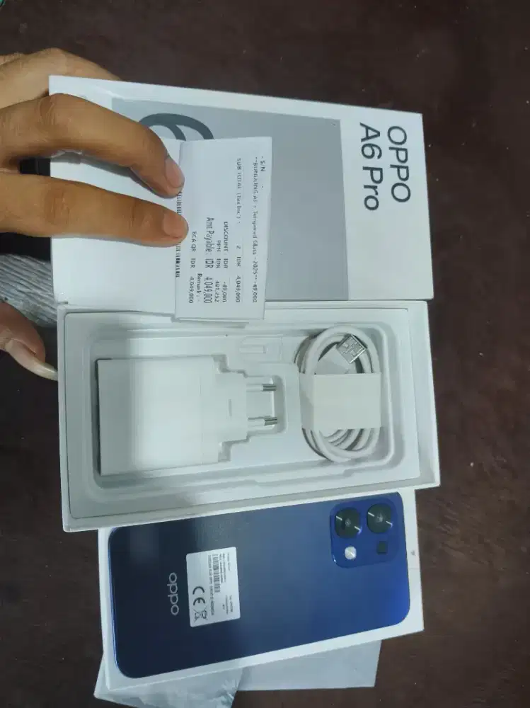 Oppo a6pro fullset 8/256 baru pake 2minggu