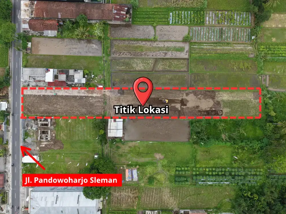 Tanah Area Palagan 5 Menit Masjid Suciati Free Pajak & Balik Nama